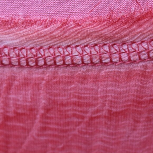 NEW Soft Surroundings Coral Silk Floral Embroidery on Cotton Sleeveless Tunic 3X - Picture 7 of 9